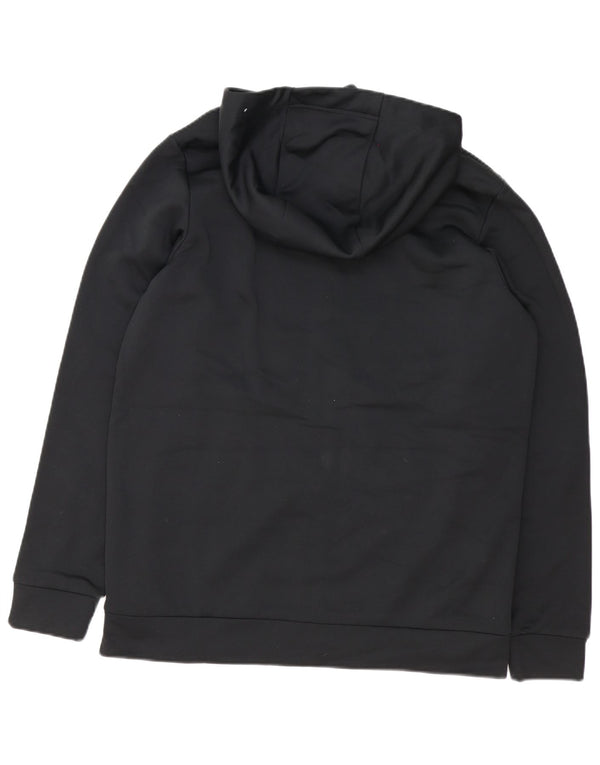 Nike Pull à capuche zippé Therma-Fit pour homme en polyester noir moyen