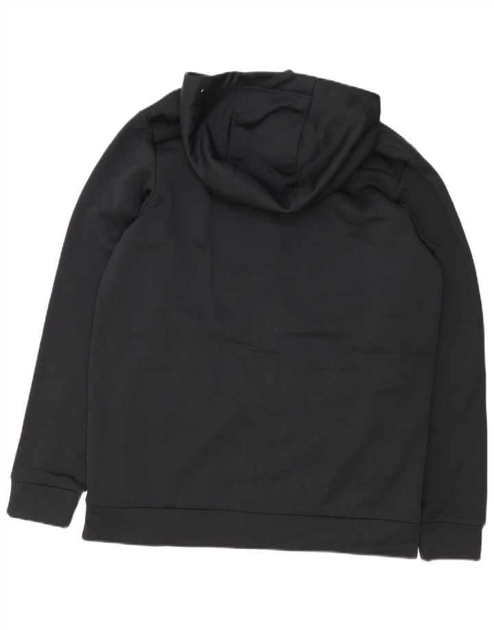 Nike Pull à capuche zippé Therma-Fit pour homme en polyester noir moyen