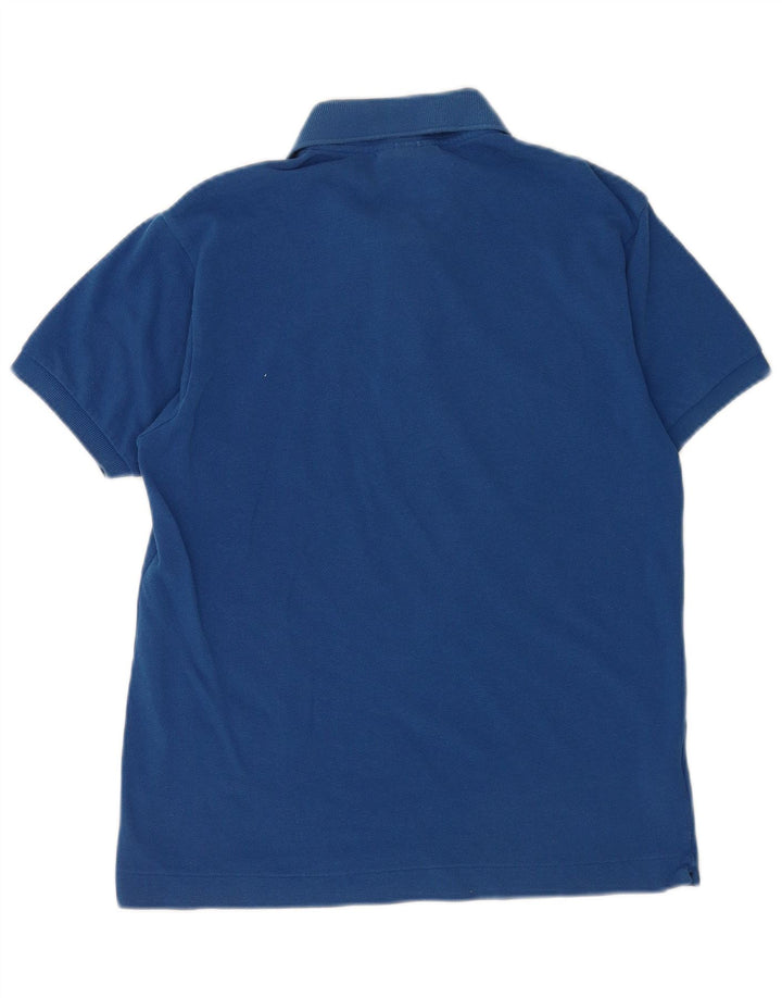 Lacoste Polo coupe classique pour homme taille 4 bleu moyen en coton