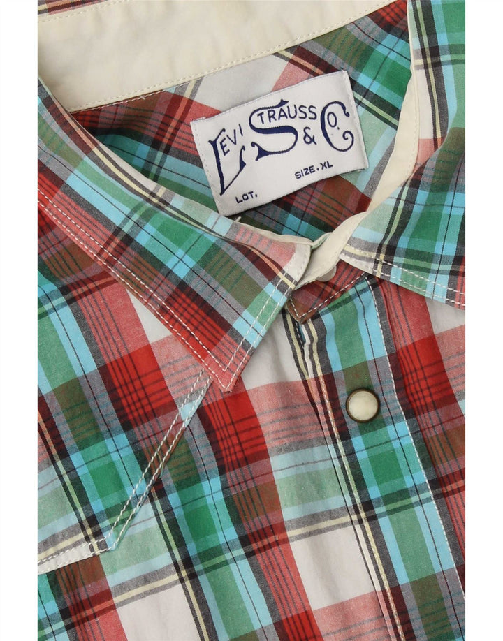 Levi's Chemise à Manches Courtes XL Homme Multicolore Carreaux