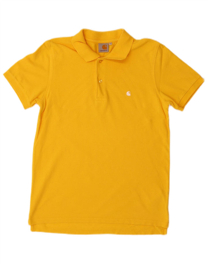 CARHARTT Polo Homme Petit Jaune Coton
