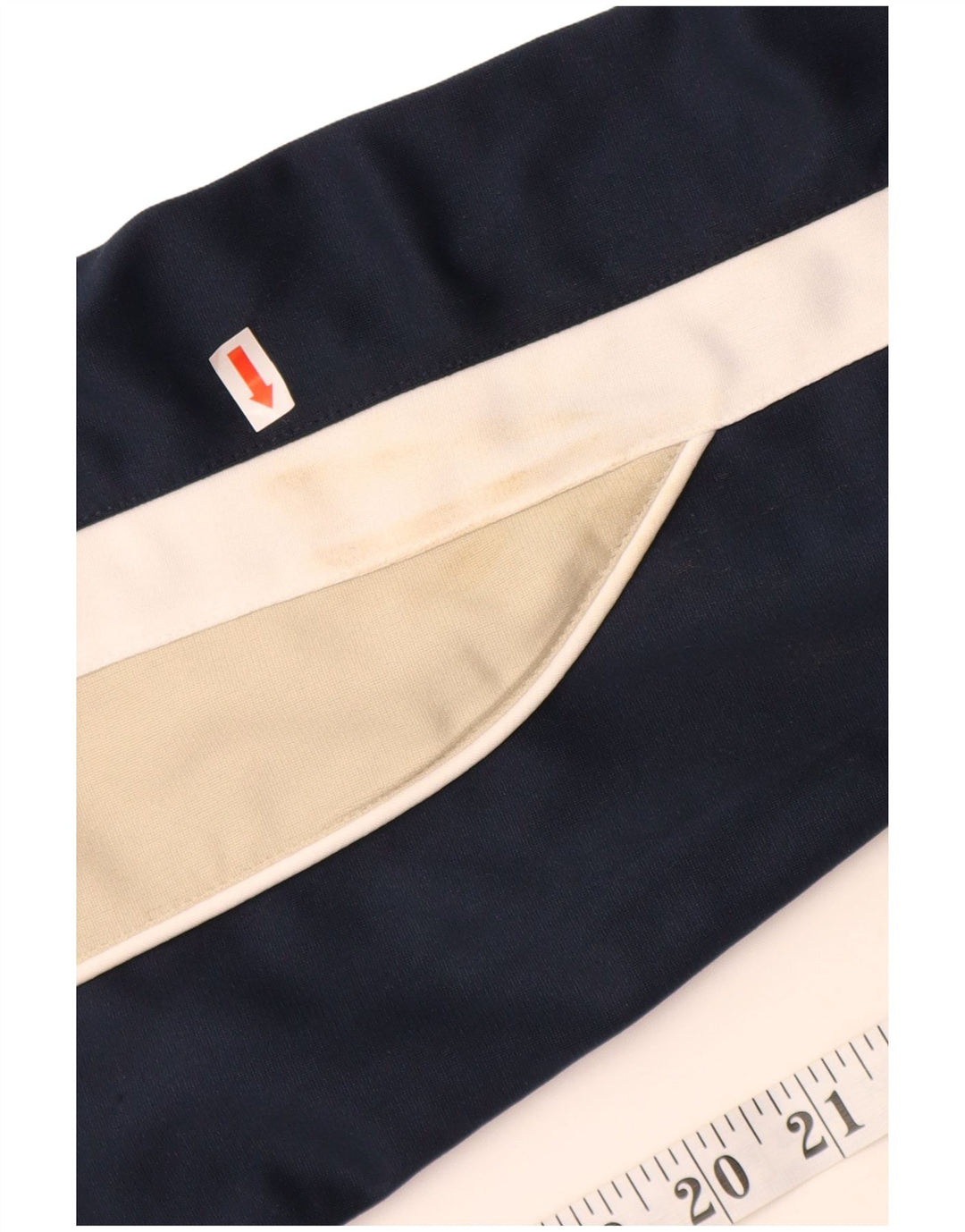 REEBOK Veste de Survêtement Homme Bleu Marine Moyen Colorblock Polyester