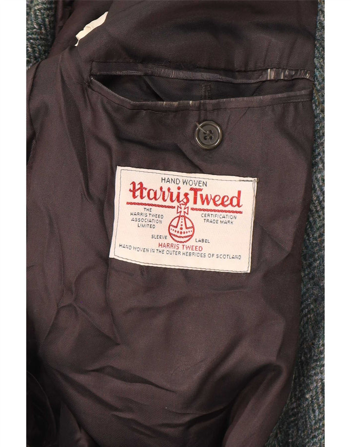 Harris Tweed Veste blazer à 2 boutons pour homme IT 54 2XL Vert à chevrons
