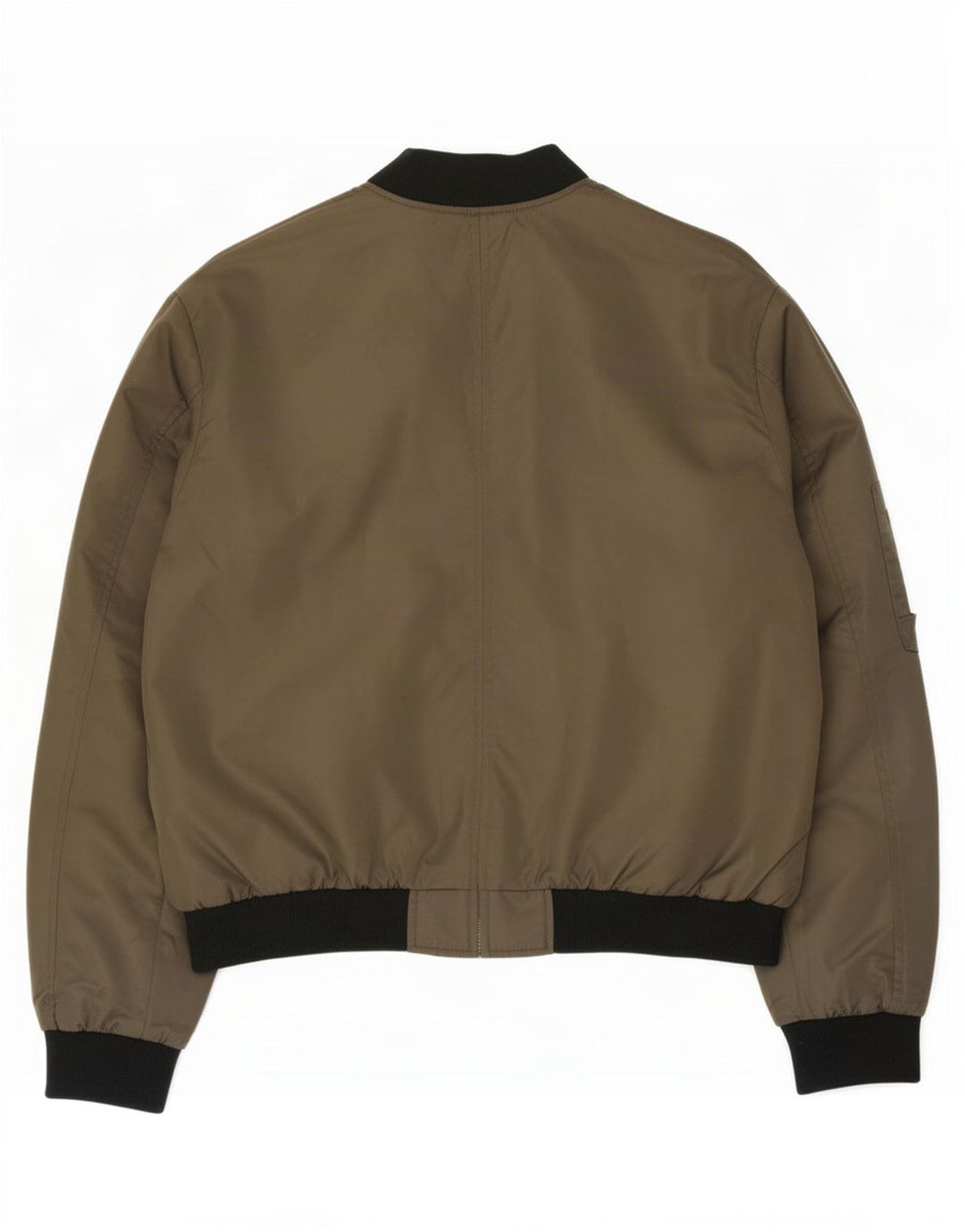 Zara Veste Bomber Oversize Femme UK 14 Kaki Moyen Colorblock