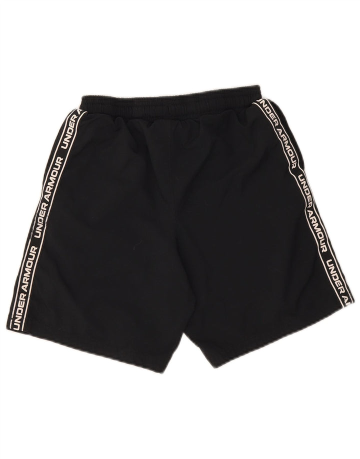 Under Armour Short de Sport Graphique Garçon 7-8 Ans Noir