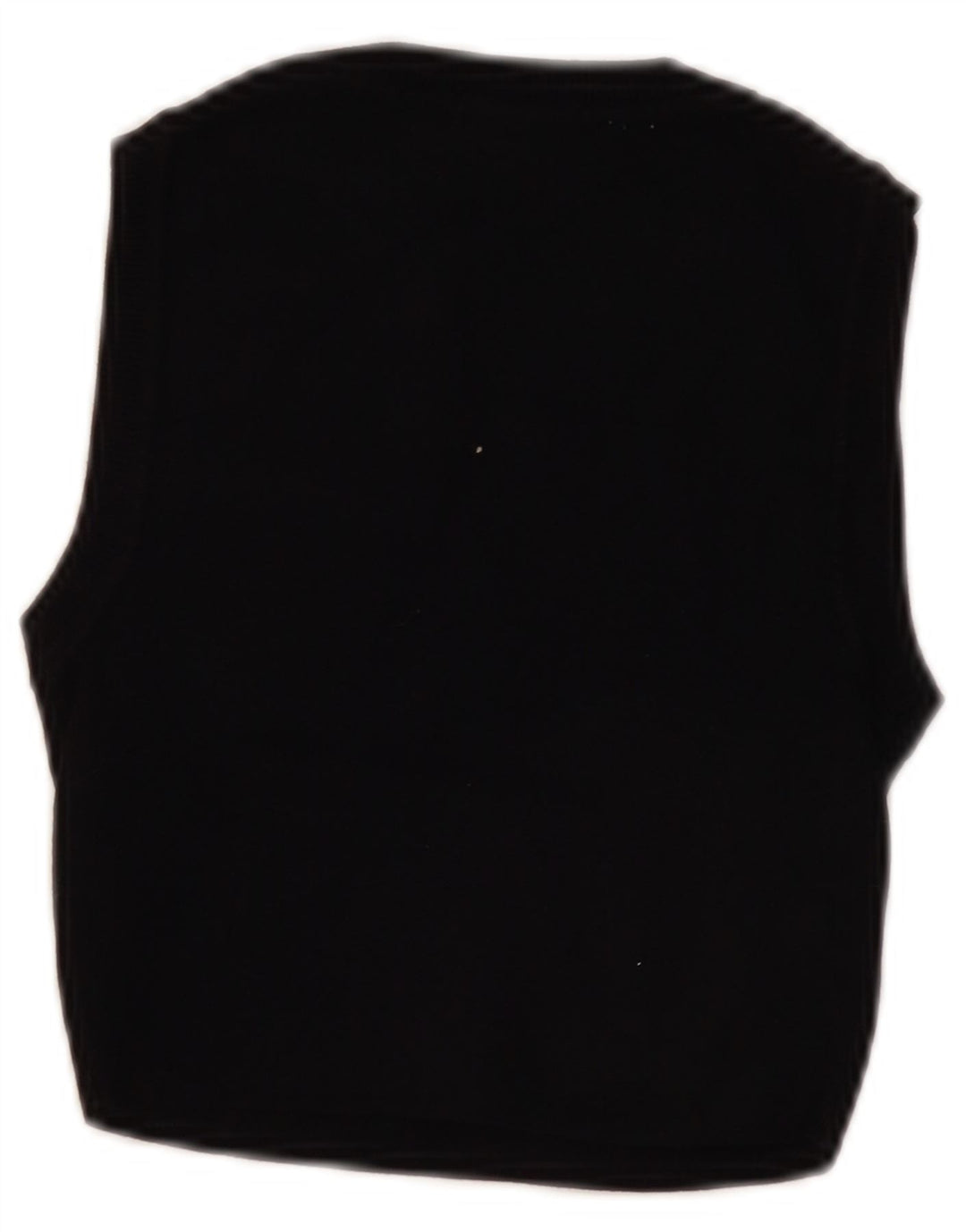 Zara Womens Crop Vest Top UK 8 Small Noir Viscose