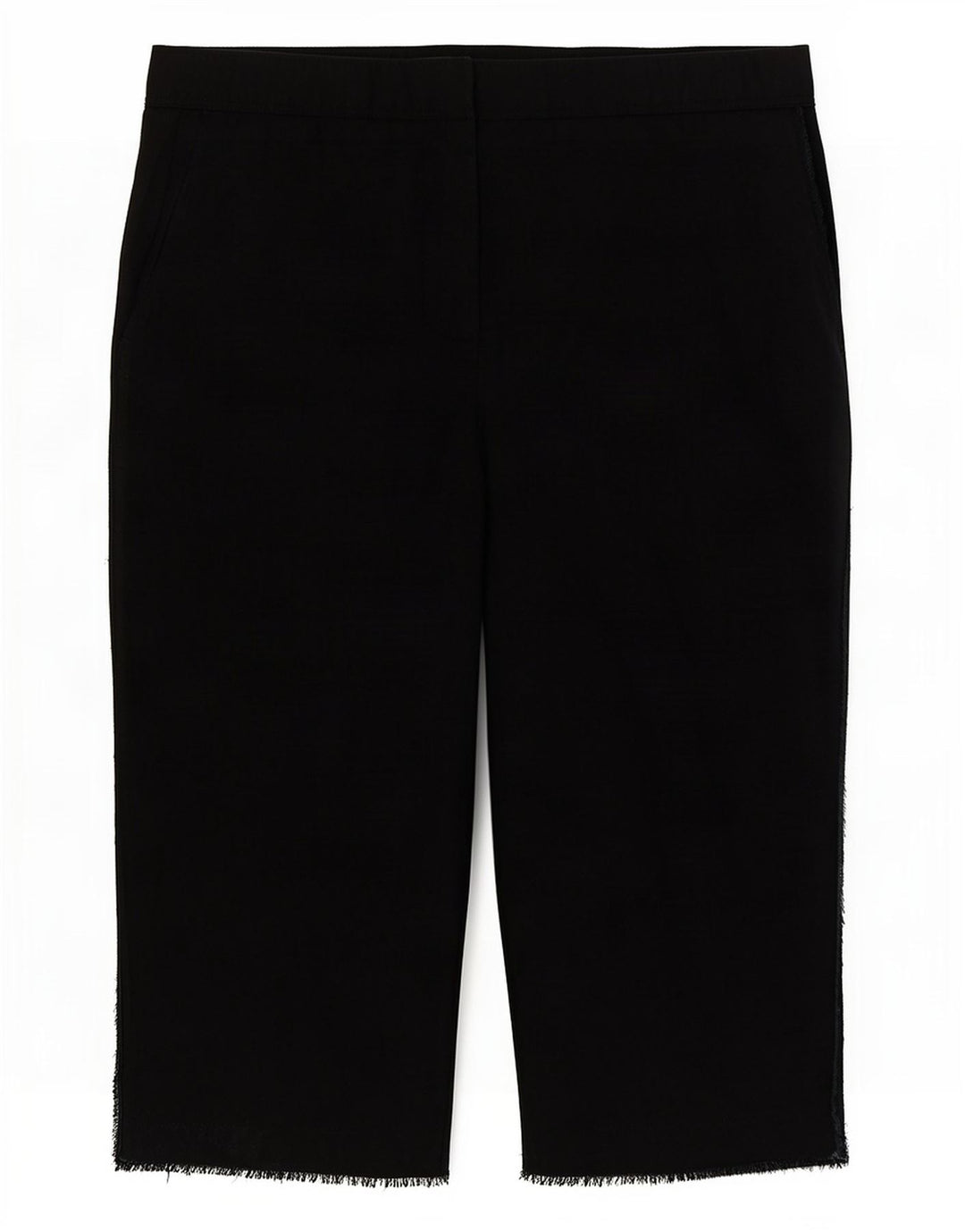 Bermuda Femme Zara Moyen W28 Lyocell Noir