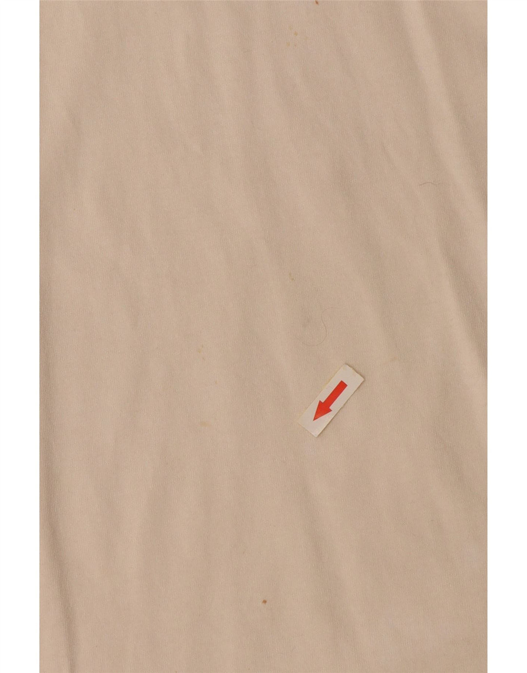 ASICS T-shirt à col zippé pour homme Large Blanc cassé