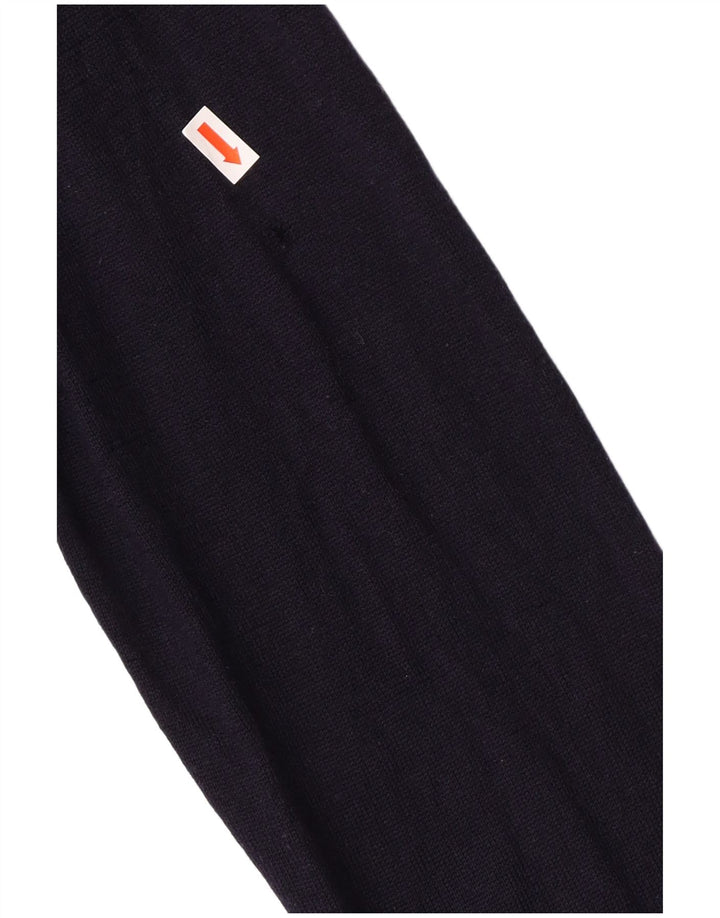 Lacoste Pull ras du cou pour homme Taille 4 Laine vierge bleu marine moyen