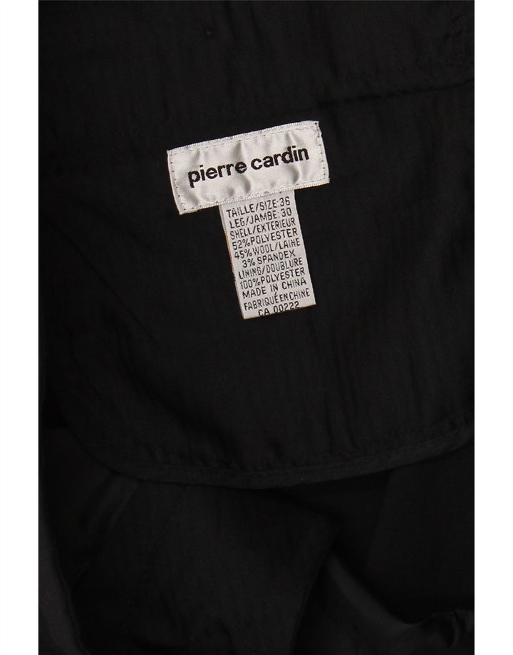 Pierre Cardin Pantalon Chino Droit Homme W36 L27 Noir Polyester