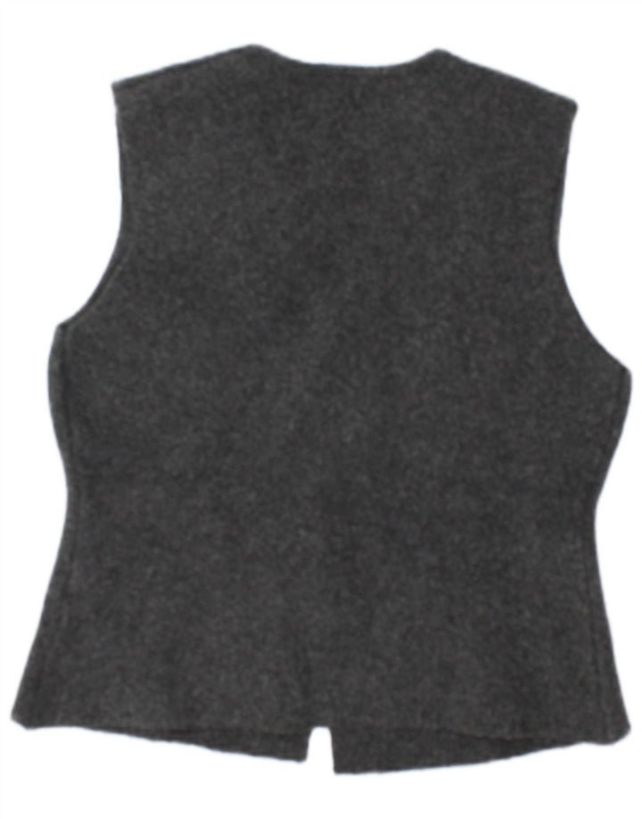 Zara Femme Gilet UK 44 Large Gris Polyester