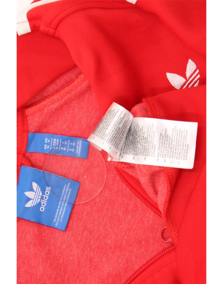 Adidas Veste de survêtement pour homme Rouge moyen Polyester