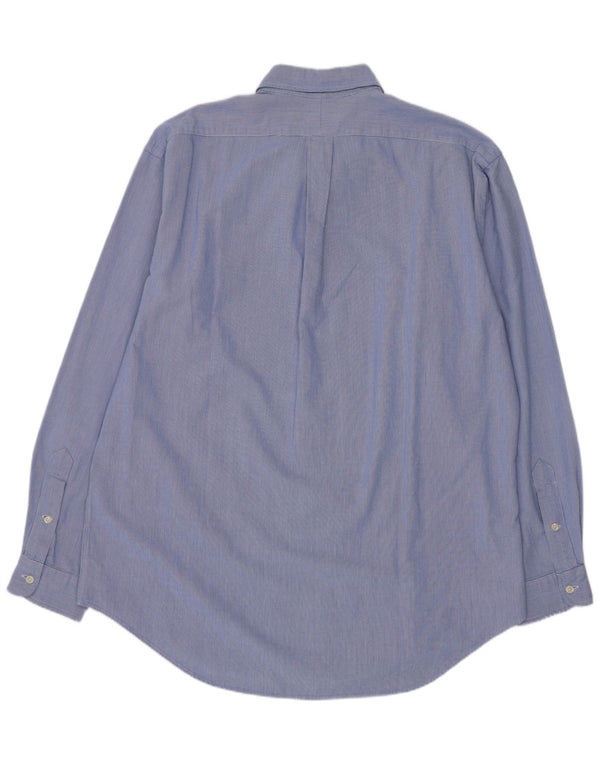 Polo Ralph Lauren Mens Yarmouth Chemise Taille 16 Grand Coton Bleu
