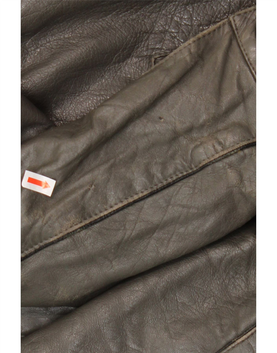 Veste en cuir homme VINTAGE IT 50 grand cuir marron