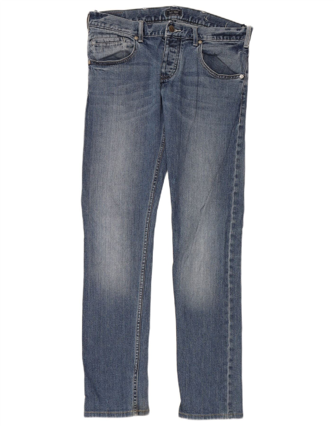 ARMANI Jean Slim W31 L33 Bleu Coton Homme