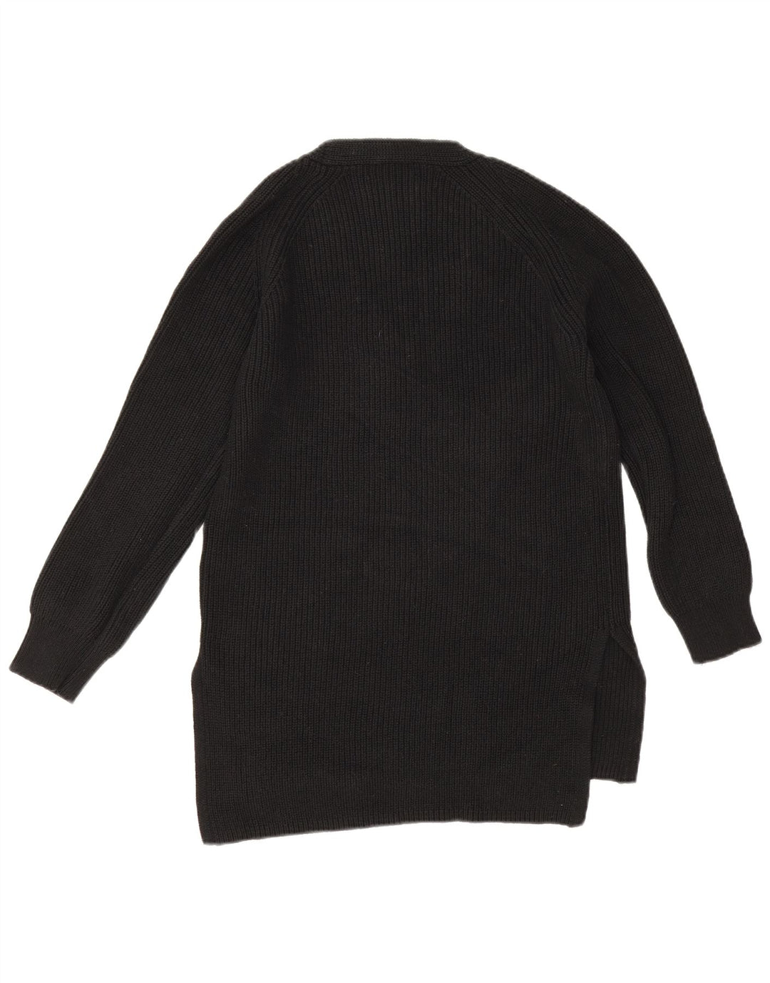 Marks & Spencer Pull surdimensionné à col en V pour femme UK 10 Small Noir