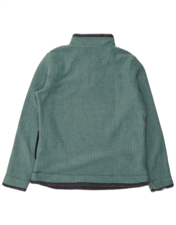 Weird Fish Pull polaire à col zippé pour femme UK 12 Vert moyen Polyester