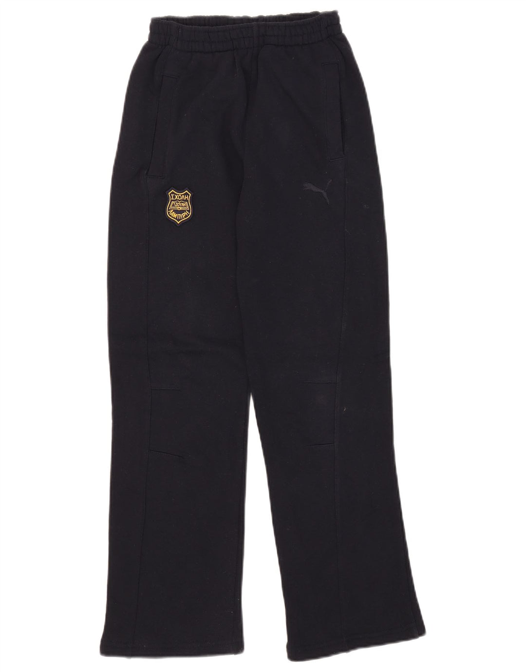 Puma Pantalon de Survêtement Garçon 9-10 Ans Bleu Marine Coton
