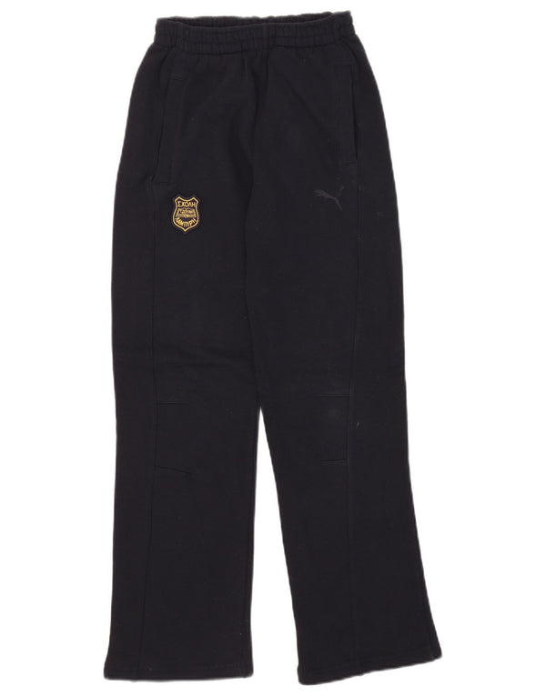 Puma Pantalon de Survêtement Garçon 9-10 Ans Bleu Marine Coton