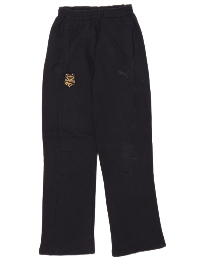 Puma Pantalon de Survêtement Garçon 9-10 Ans Bleu Marine Coton