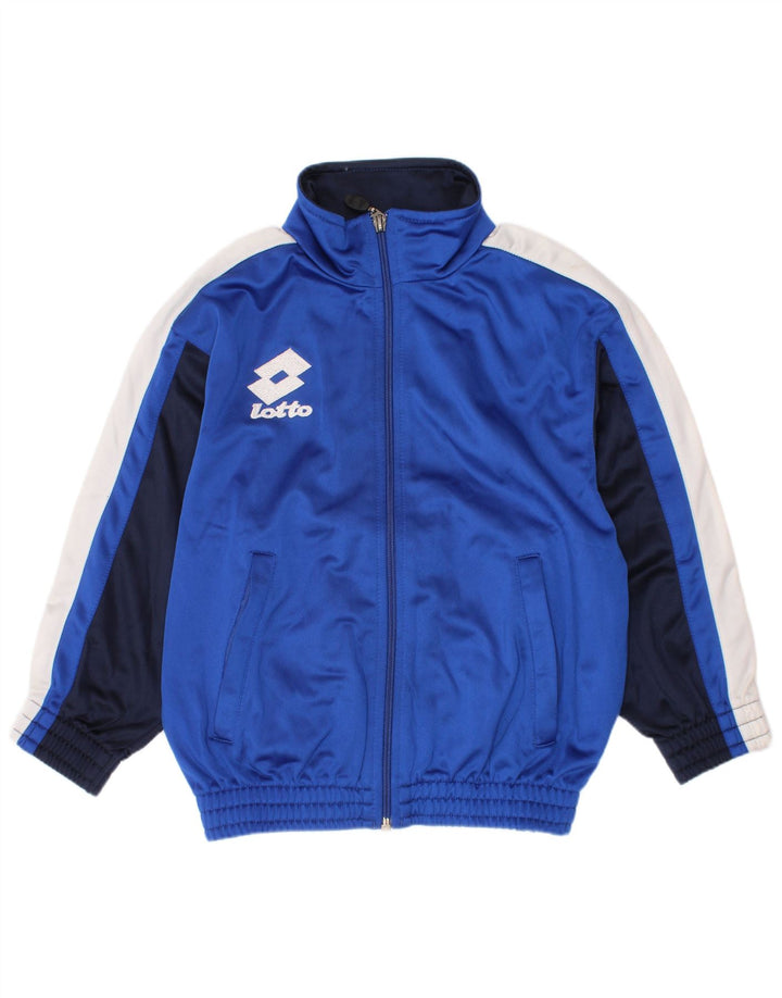 Lotto Veste de Survêtement Garçon 5-6 Ans Petit Bleu Colorblock