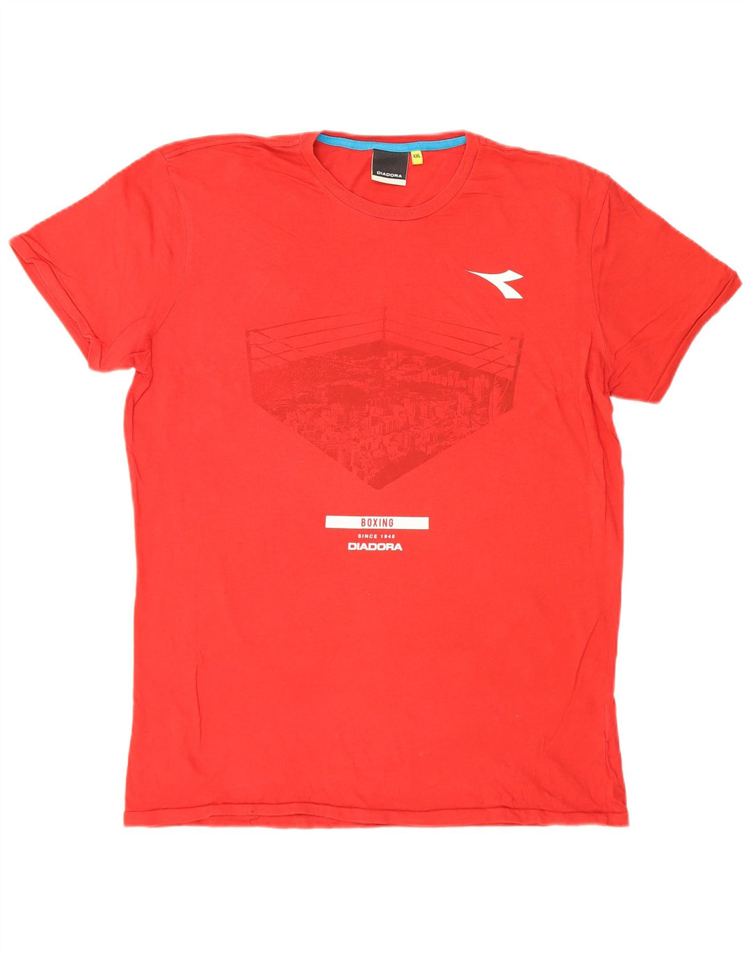 Diadora T-shirt graphique pour homme 2XL Rouge