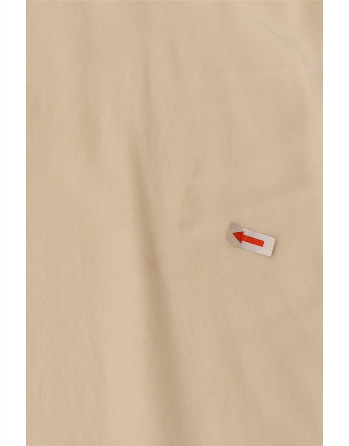chemisier femme vintage Top UK 18 XL Soie Beige