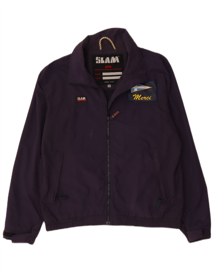 Slam Veste Bomber Homme UK 38 Nylon Violet Moyen