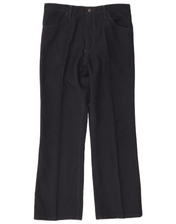 Wrangler Pantalon décontracté Bootcut pour homme W36 L30 Bleu marine Polyester