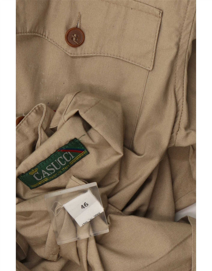 Casucci Veste Militaire Homme IT 46 Petit Coton Beige