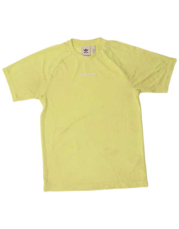 Adidas T-shirt graphique pour hommes, petit, vert, polyester