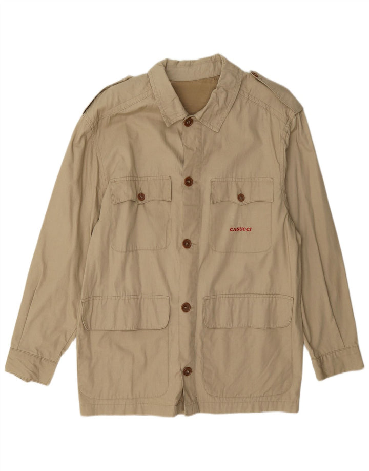 Casucci Veste Militaire Homme IT 46 Petit Coton Beige