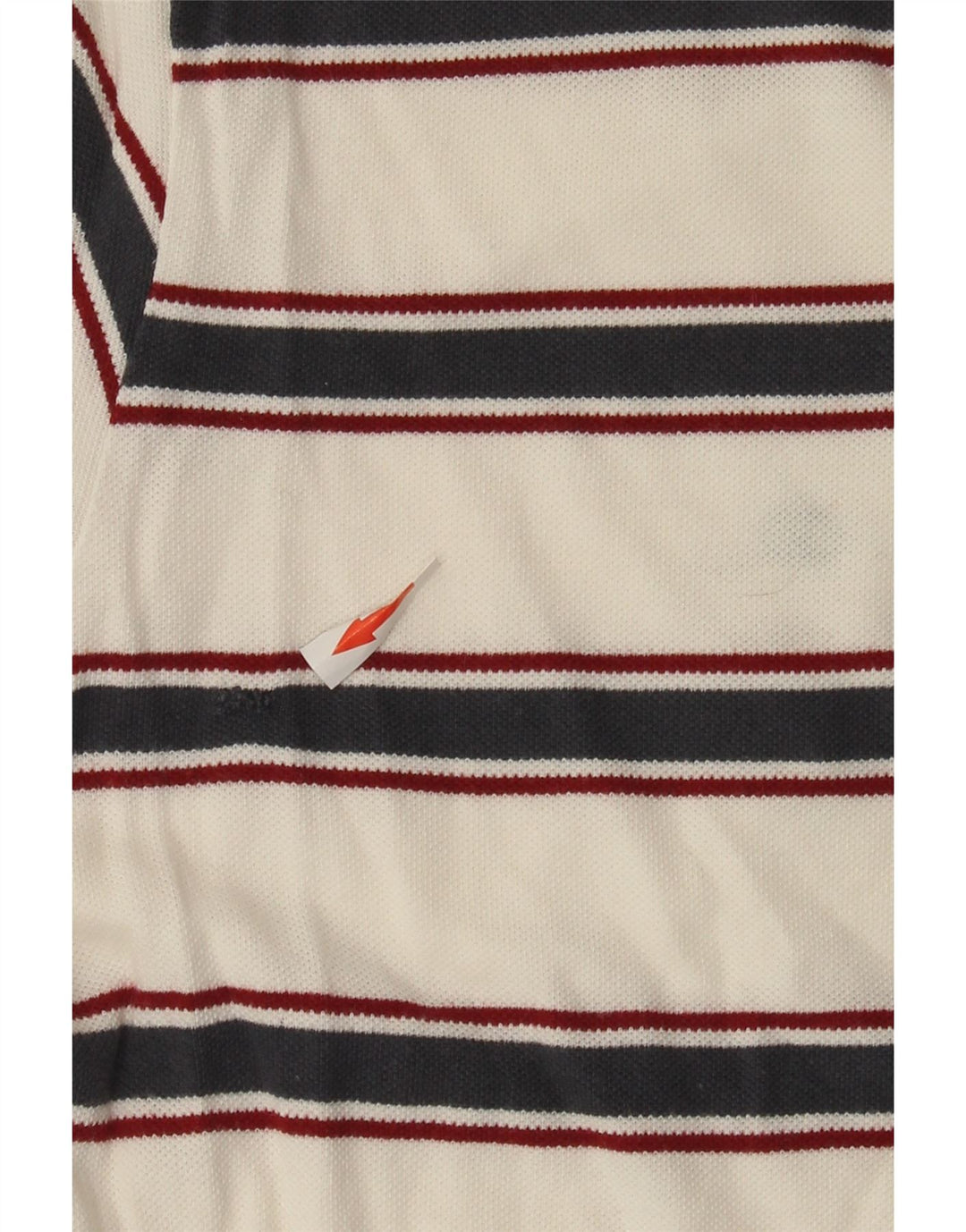 Champion Polo Easy Fit pour homme Large rayé blanc