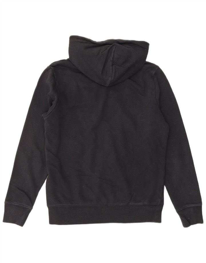 Napapijri Pull à capuche graphique pour homme en coton bleu marine Small