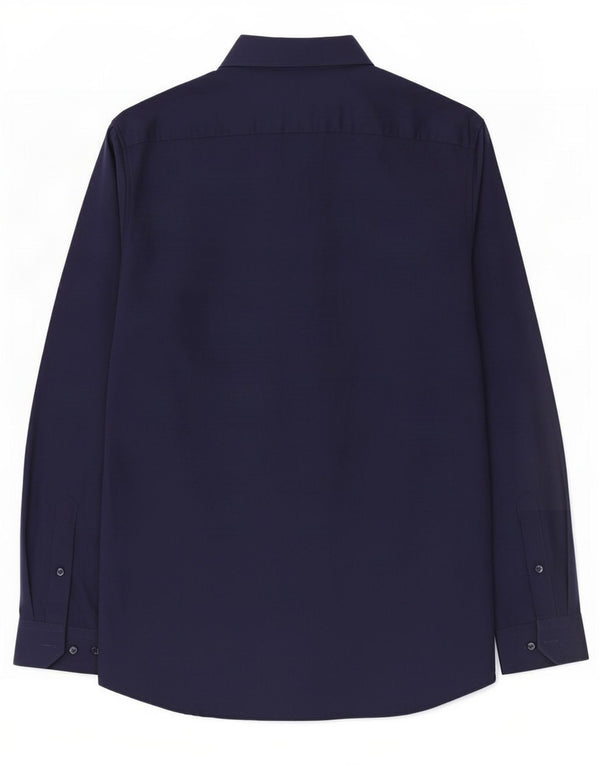 Jack & Jones Chemise Slim Homme Bleu Marine Large Coton