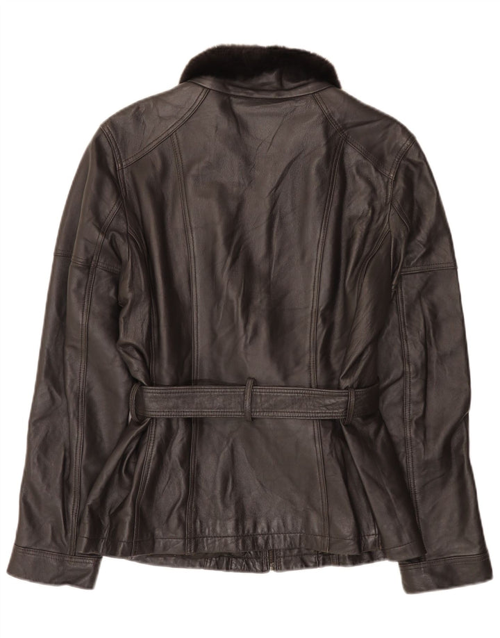 Conbipel Veste en Cuir Femme IT 48 XL Noir