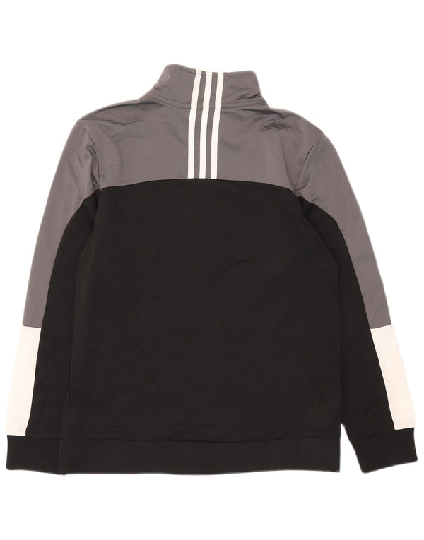 Adidas Veste de survêtement pour garçon 12-13 ans Large Noir Colourblock