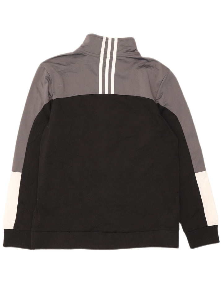 Adidas Veste de survêtement pour garçon 12-13 ans Large Noir Colourblock