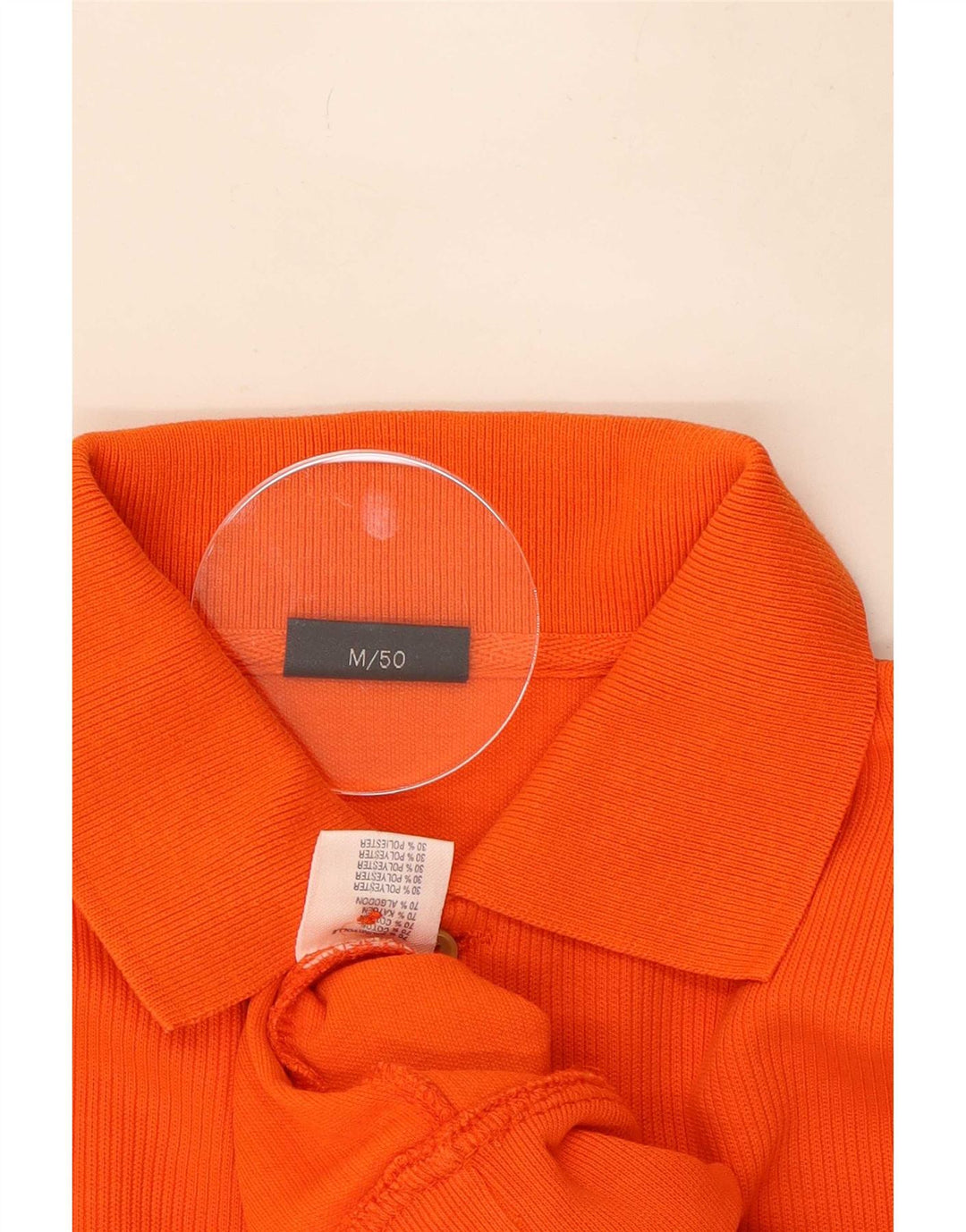 Daniel Hechter Pull col polo pour homme IT 50 Orange moyen Coton