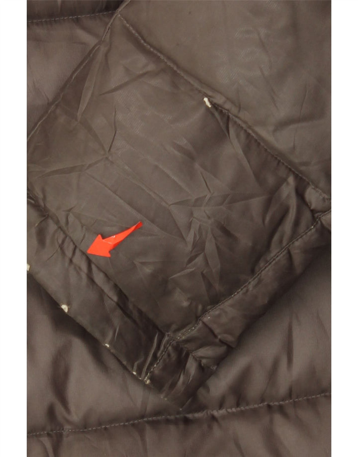 Trussardi Jeans Veste matelassée à capuche pour homme IT 54 2XL Kaki Polyester