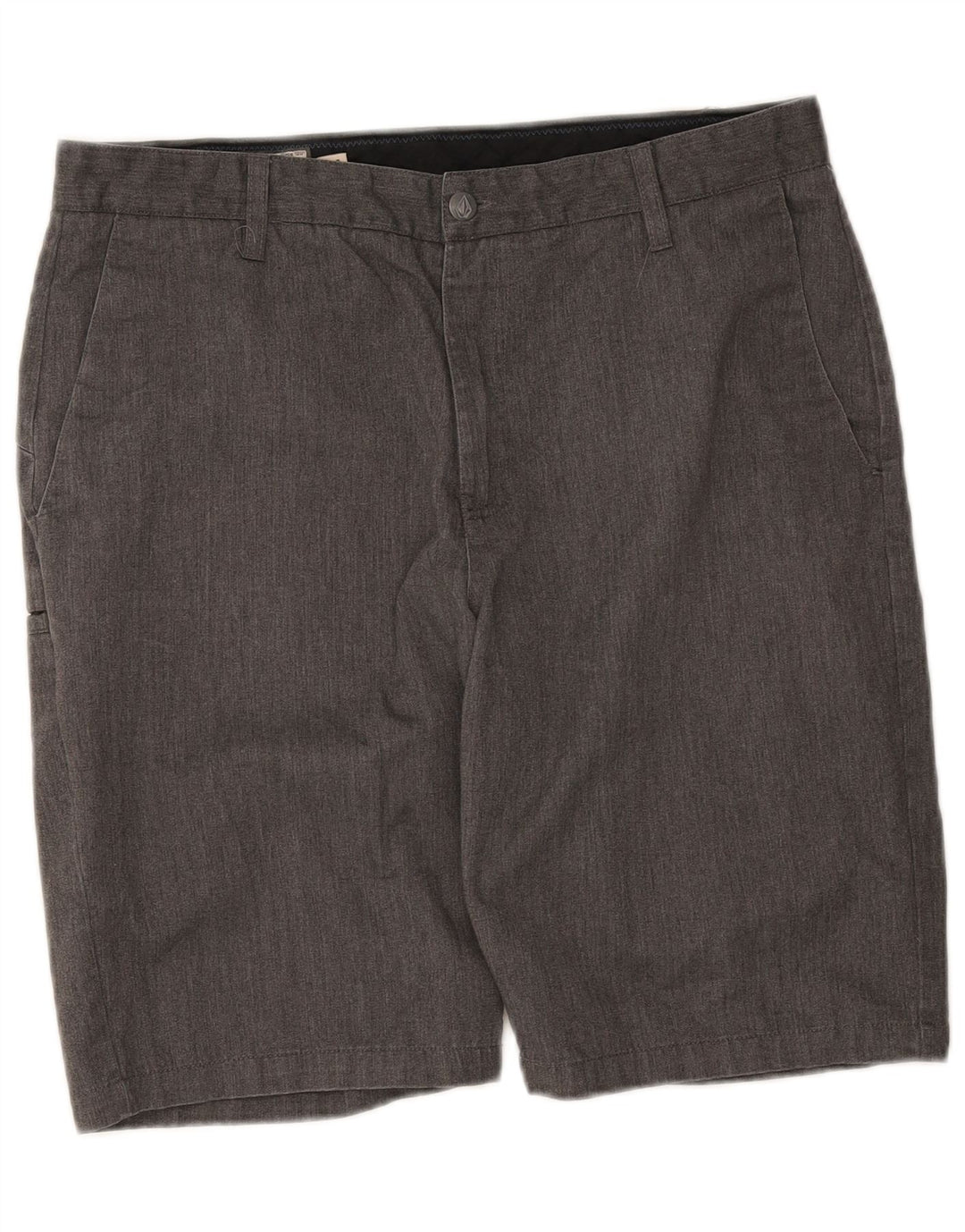 Volcom Short Chino Homme W34 Large Gris Moucheté Coton