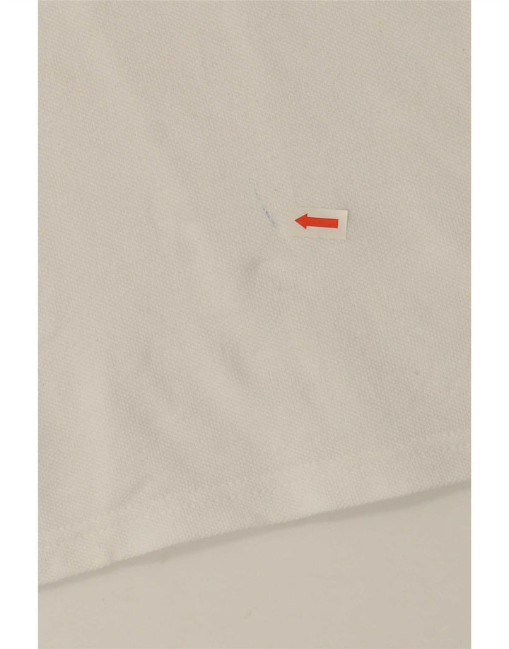 Lyle & Scott Polo Homme XL Blanc Rayé Coton