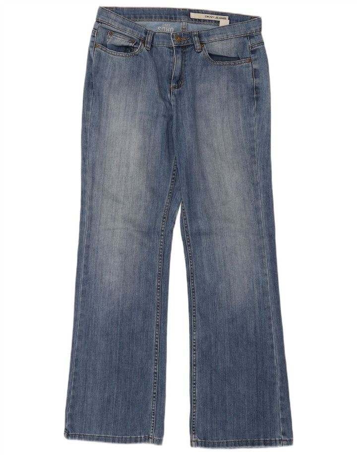 Dkny Femme Soho Jean Évasé W32 L32 Bleu Coton