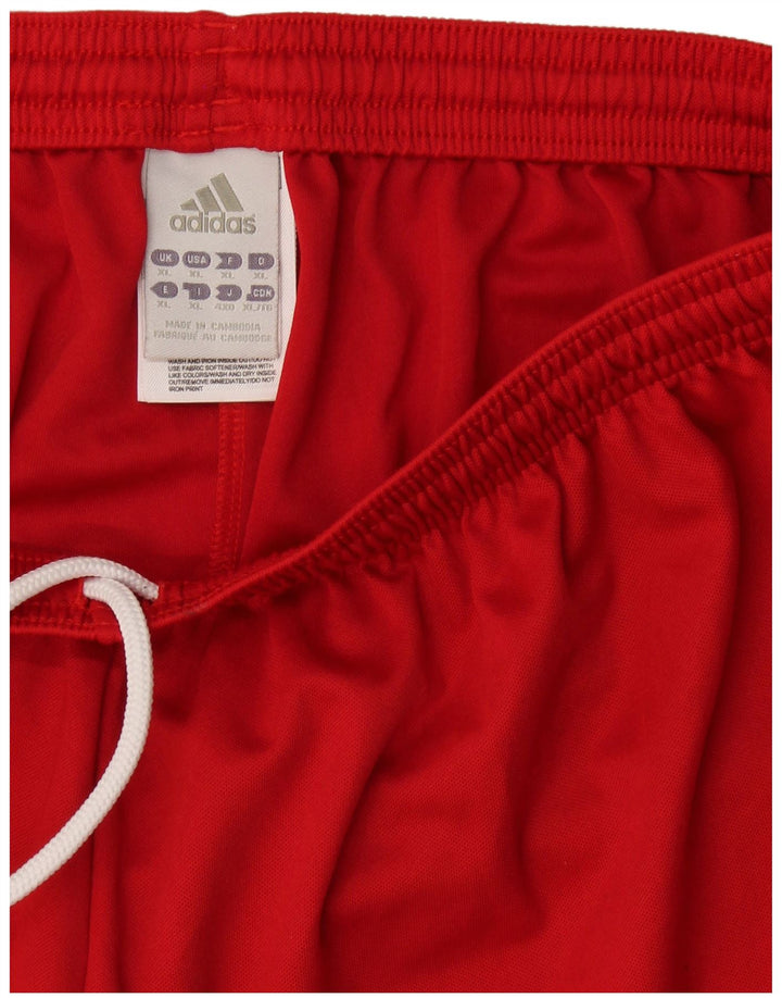 Adidas Short de sport pour homme XL Rouge Polyester