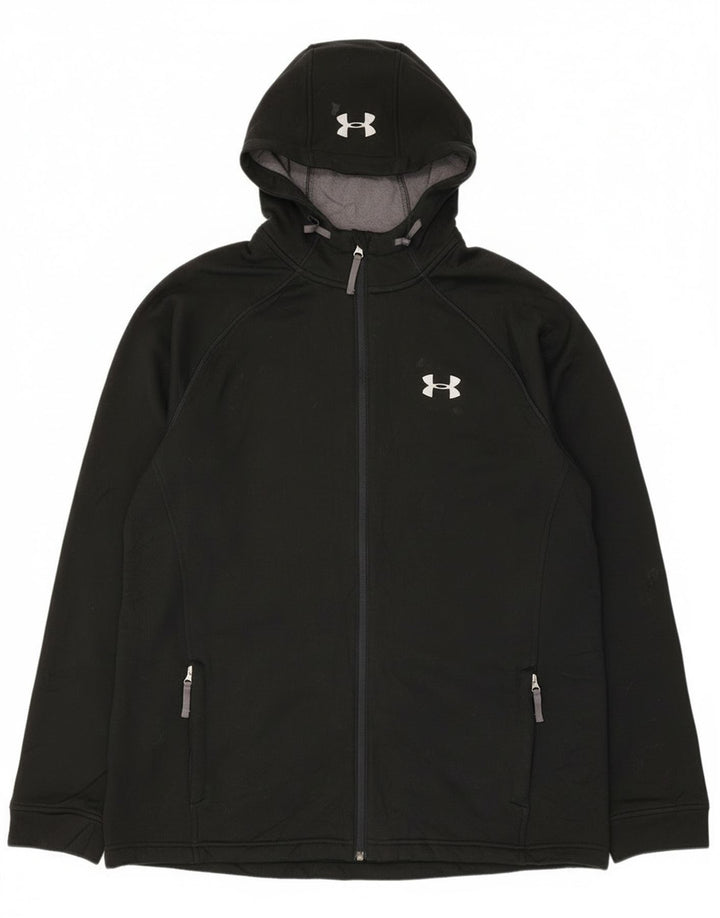 Under Armour Pull à capuche zippé XL Homme Noir Polyester
