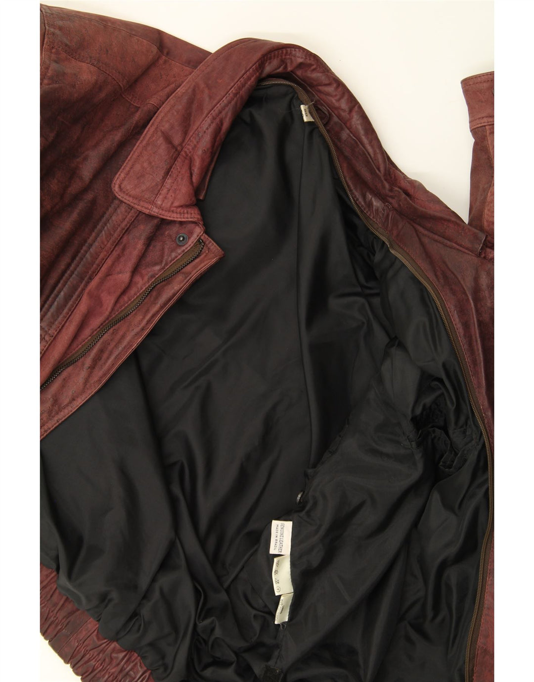 Veste en cuir homme VINTAGE IT 50 grand cuir marron