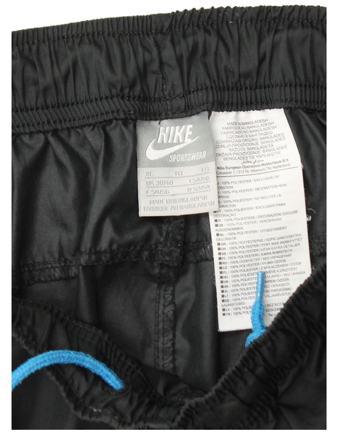 Nike Short de sport pour homme XL Noir Polyester