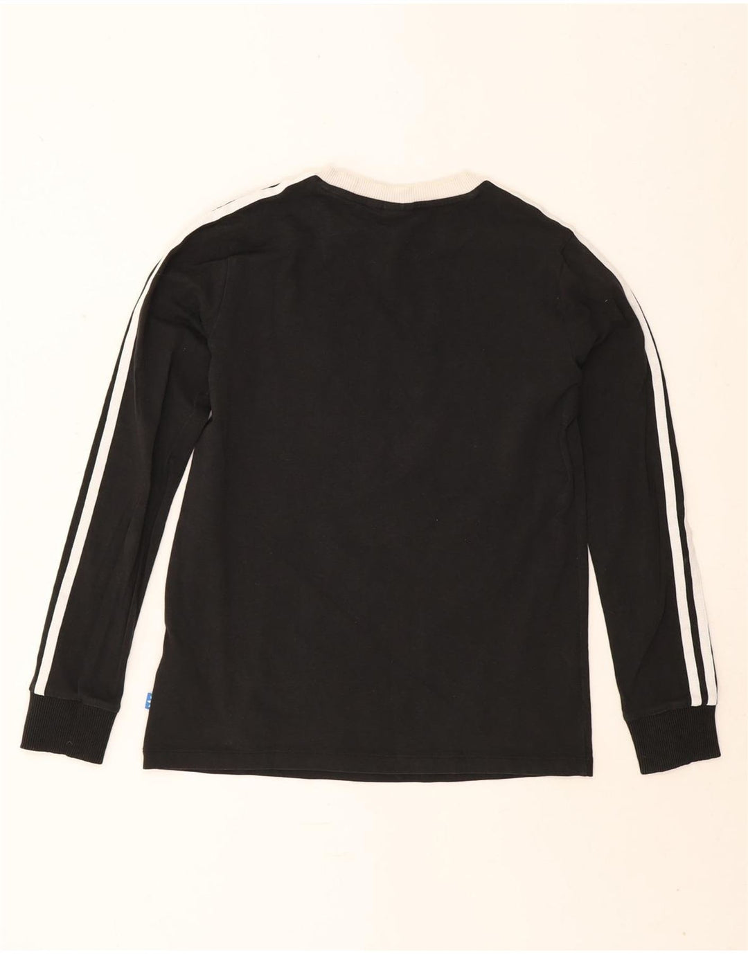 Adidas Haut à manches longues pour femme UK 12 Coton noir moyen
