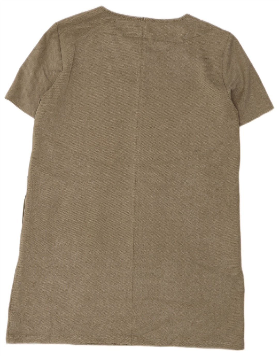 Zara Robe droite pour femme UK 16 Large Kaki