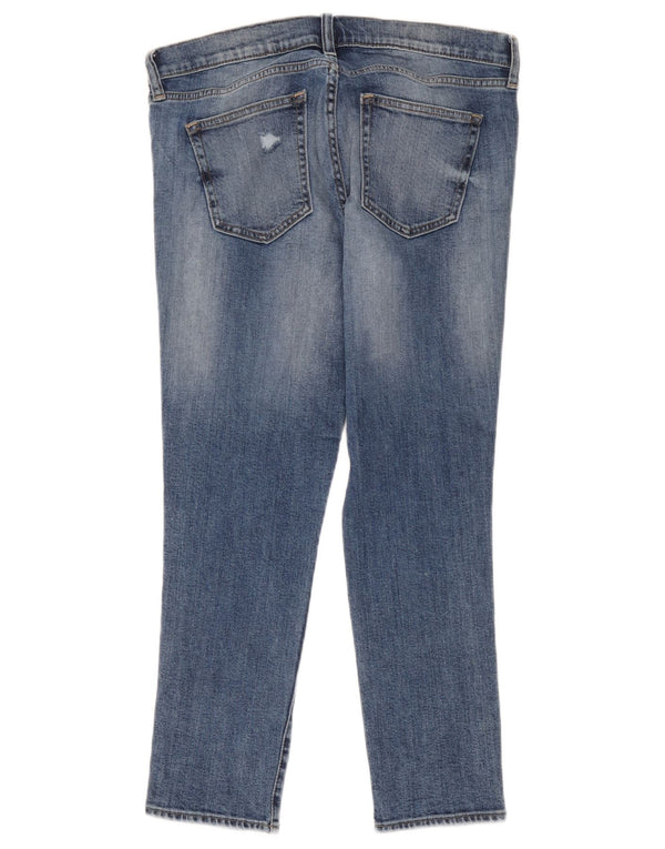 Gap Womens Girlfriend Jean Slim En Détresse W28 L26 Bleu Coton